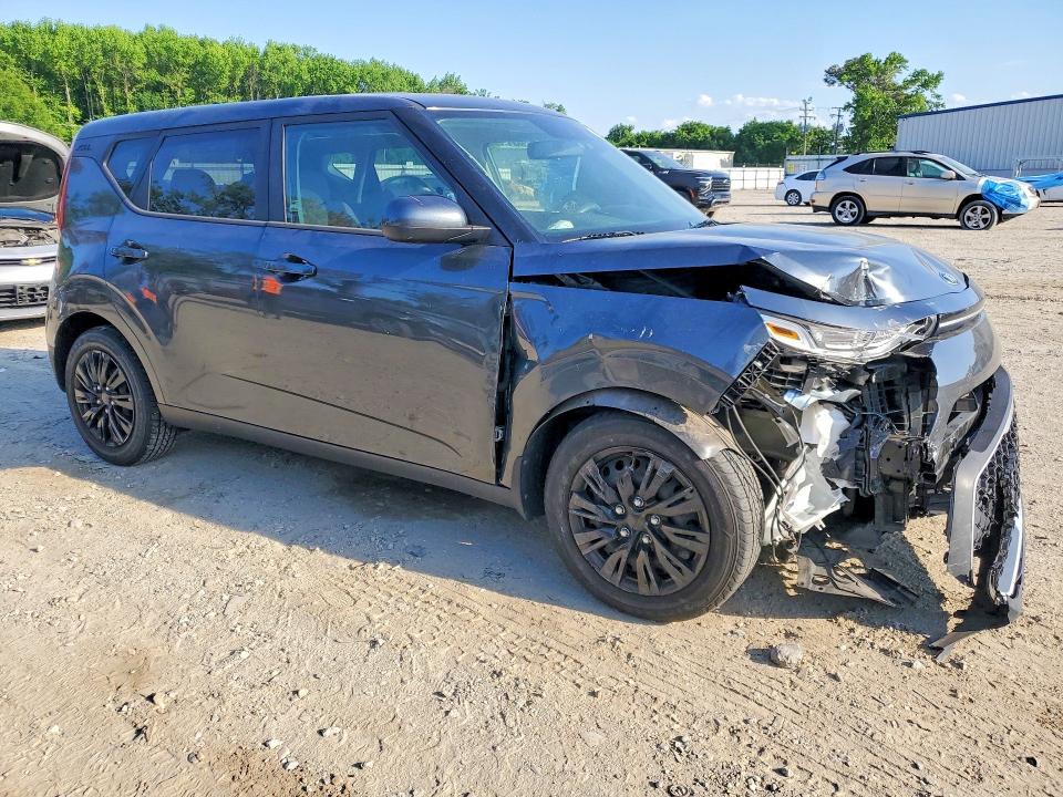 2020 Kia Soul VIN KNDJ23AU8L7117659 COPART salvage auction — FRONT END, Va - Cert Of Title - Salvage, sold $125 on 2026-07-21 (photo 4)