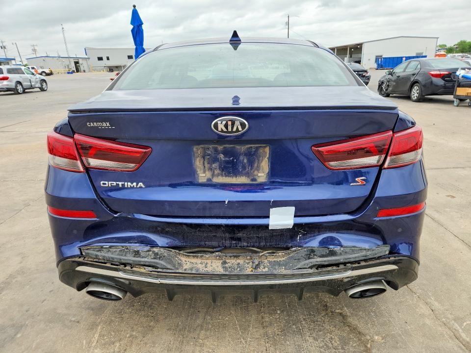 2019 Kia Optima VIN 5XXGT4L35KG319768 COPART salvage auction — FRONT END, Tx - Salvage Vehicle Title, sold $400 on 2026-07-02 (photo 6)
