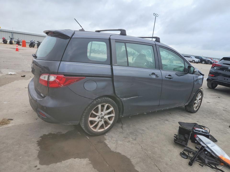 2013 Mazda 5 VIN JM1CW2CL4D0158960 COPART salvage auction — FRONT END, TX - SALVAGE VEHICLE TITLE (P), sold $175 on 2026-07-27 (photo 3)