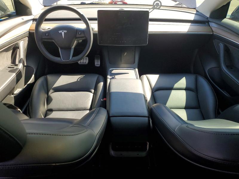 2023 Tesla Model 3 VIN 5YJ3E1EC2PF398914 COPART salvage auction — FRONT END, Ca - Salvage Certificate, sold $10,500 on 2026-07-31 (photo 8)