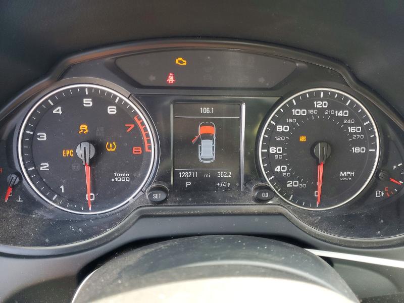 2010 Audi Q5 VIN WA1LKAFP5AA100070 COPART salvage auction — FRONT END, Ca - Salvage Certificate, sold $100 on 2026-07-14 (photo 9)