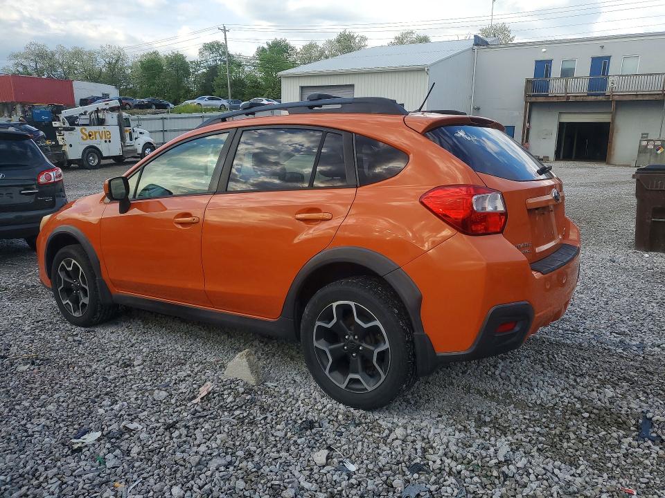 2014 Subaru Xv VIN JF2GPAGCXE8318718 COPART salvage auction — MINOR DENT/SCRATCHES, Ky - Cert Of Title - Rebuilt - Red, sold $700 on 2026-07-02 (photo 2)