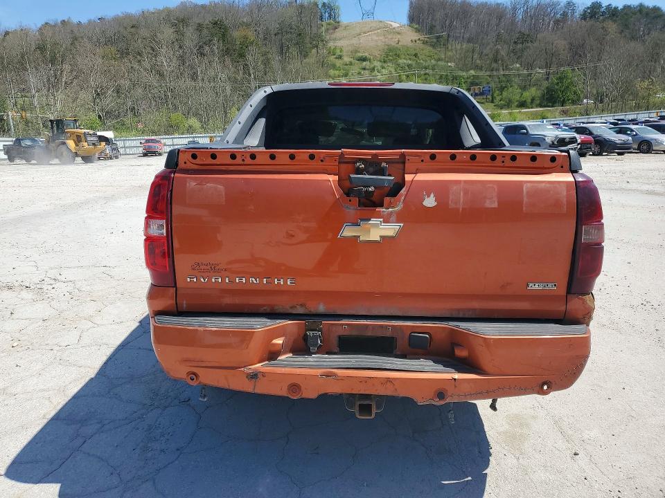 2008 Chevrolet Avalanche VIN 3GNFK12318G306060 COPART salvage auction — FRONT END, ID - SALVAGE CERTIFICATE OF TITLE, sold $375 on 2026-07-02 (photo 6)