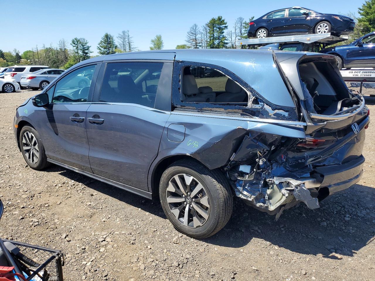 2025 Honda Odyssey VIN 5FNRL6H60SB004824 COPART salvage auction — Rear End, MD - CERT OF SALVAGE < 75% DAMAGE, sold $11,700 on 2026-06-08 (photo 2)