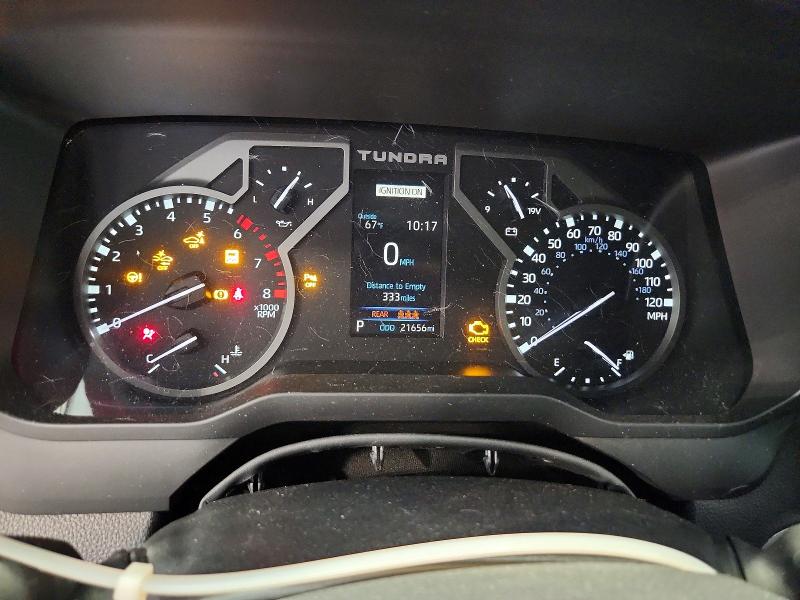 2024 Toyota Tundra VIN 5TFLA5DB8RX159453 COPART salvage auction — FRONT END, Ne - Cert Of Title-Salvage, sold $1,300 on 2026-07-28 (photo 9)