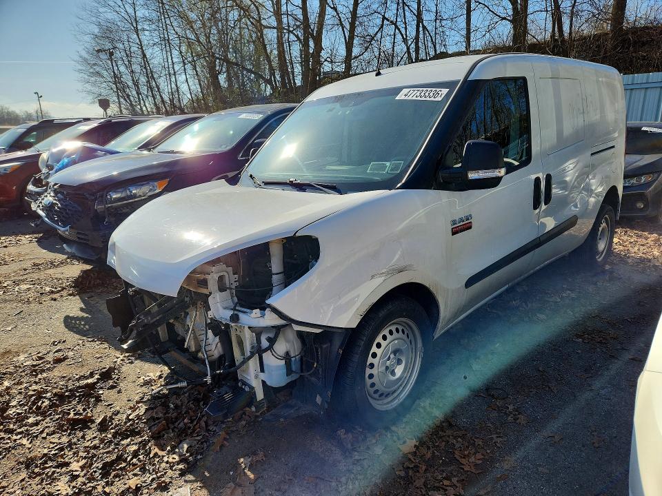 2022 Ram Promaster city VIN ZFBHRFAB1N6Y18789 COPART salvage auction — FRONT END, Ny - Mv-907A Salvage Certificate, sold $7,800 on 2026-07-21 (photo 1)