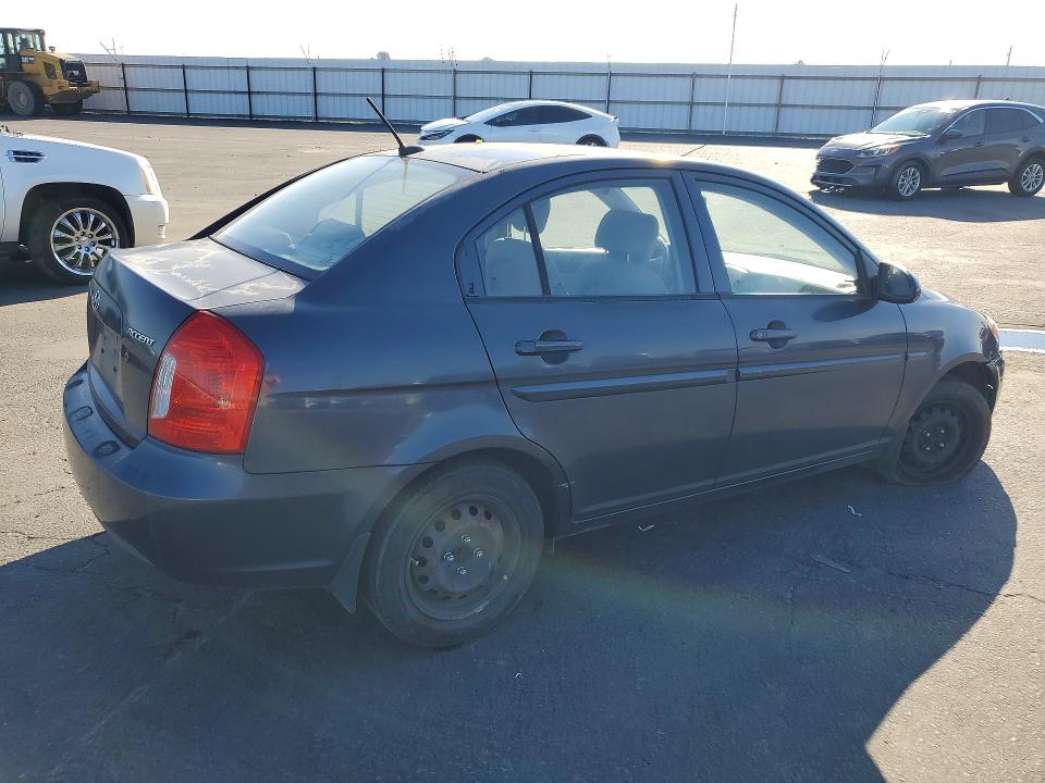 2008 Hyundai Accent VIN KMHCN46C28U233286 COPART salvage auction — FRONT END, Ca - Salvage Certificate, sold $100 on 2026-07-27 (photo 3)