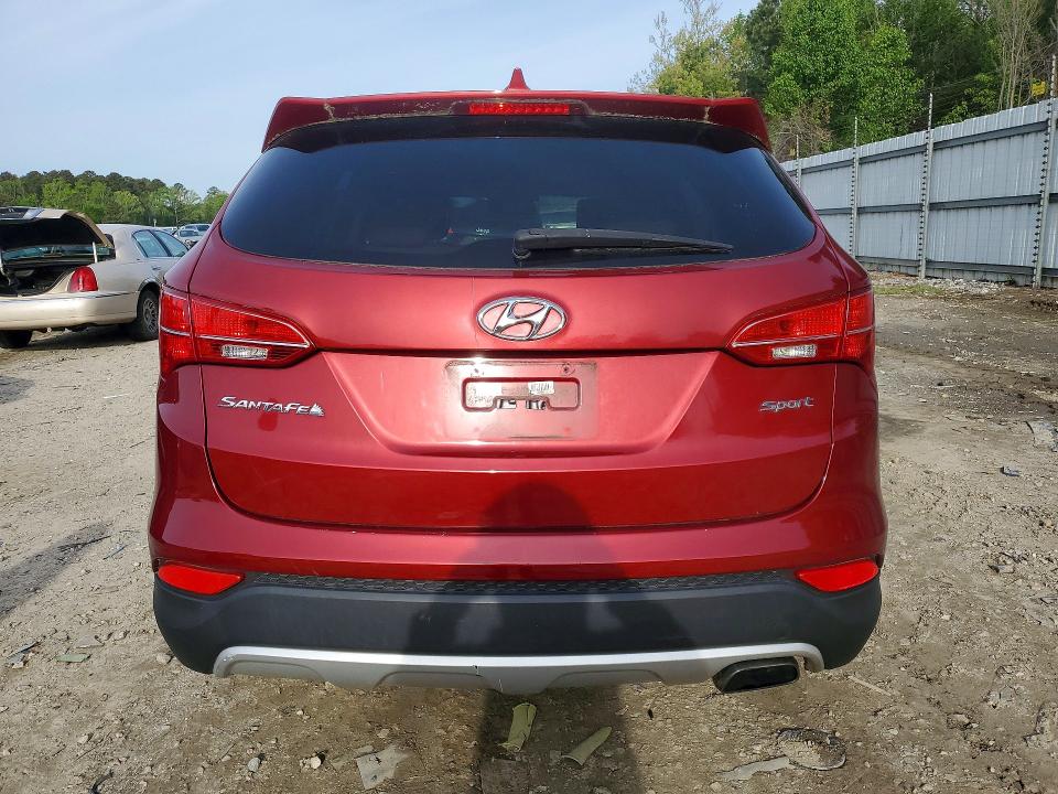 2015 Hyundai Santa fe VIN 5XYZT3LB4FG290176 COPART salvage auction — FRONT END, Va - Cert Of Title - Salvage, sold $1,100 on 2026-07-28 (photo 6)