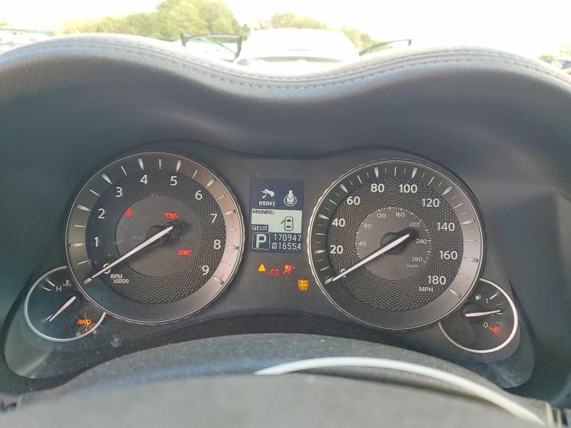 2011 Infiniti M VIN JN1AY1AR7BM570706 COPART salvage auction — FRONT END, Md - Cert Of Salvage > 75% Damage, sold $400 on 2026-07-23 (photo 9)