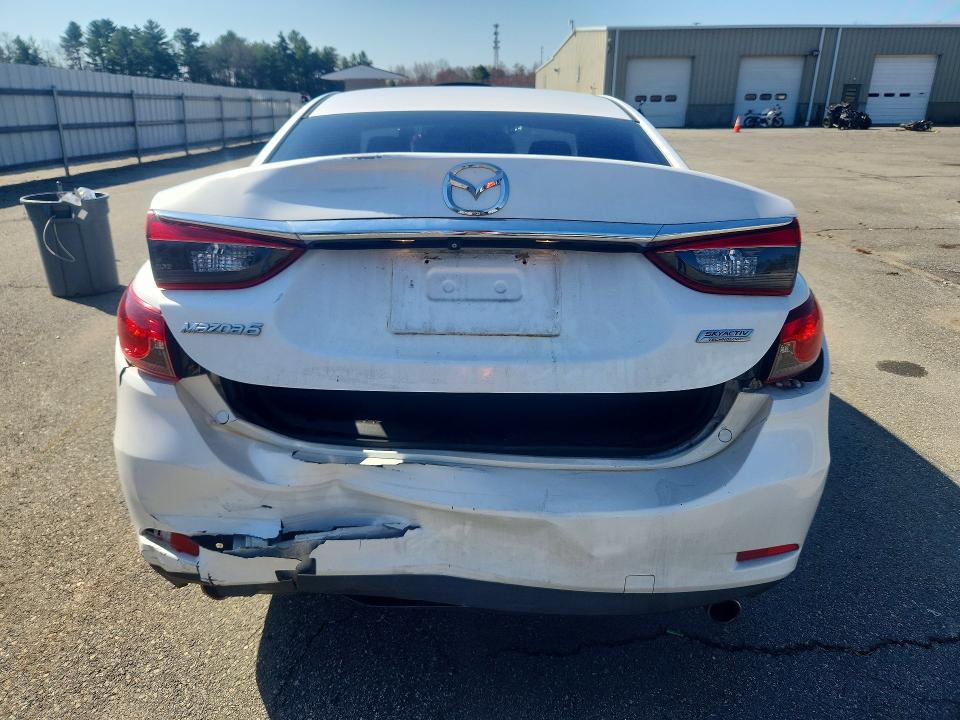 2014 Mazda 6 VIN JM1GJ1U51E1106580 COPART salvage auction — REAR END, Ct - Cert Of Title-Salvage, sold $625 on 2026-07-28 (photo 6)
