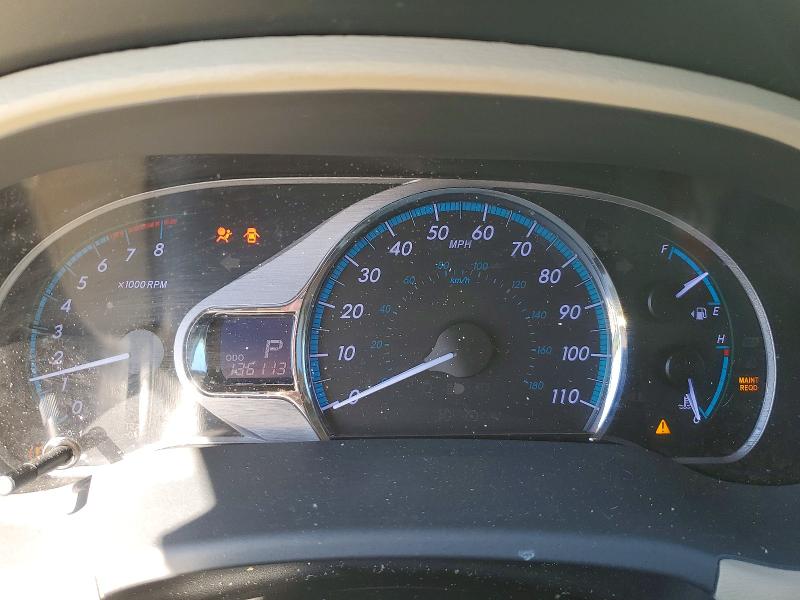 2012 Toyota Sienna VIN 5TDYK3DCXCS256117 COPART salvage auction — FRONT END, Salvage Title, sold $175 on 2026-07-21 (photo 9)
