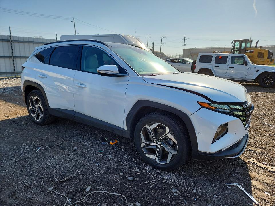 2022 Hyundai Tucson VIN 5NMJECAE3NH157806 COPART salvage auction — FRONT END, IL - SALVAGE CERTIFICATE, sold $9,200 on 2026-07-10 (photo 4)