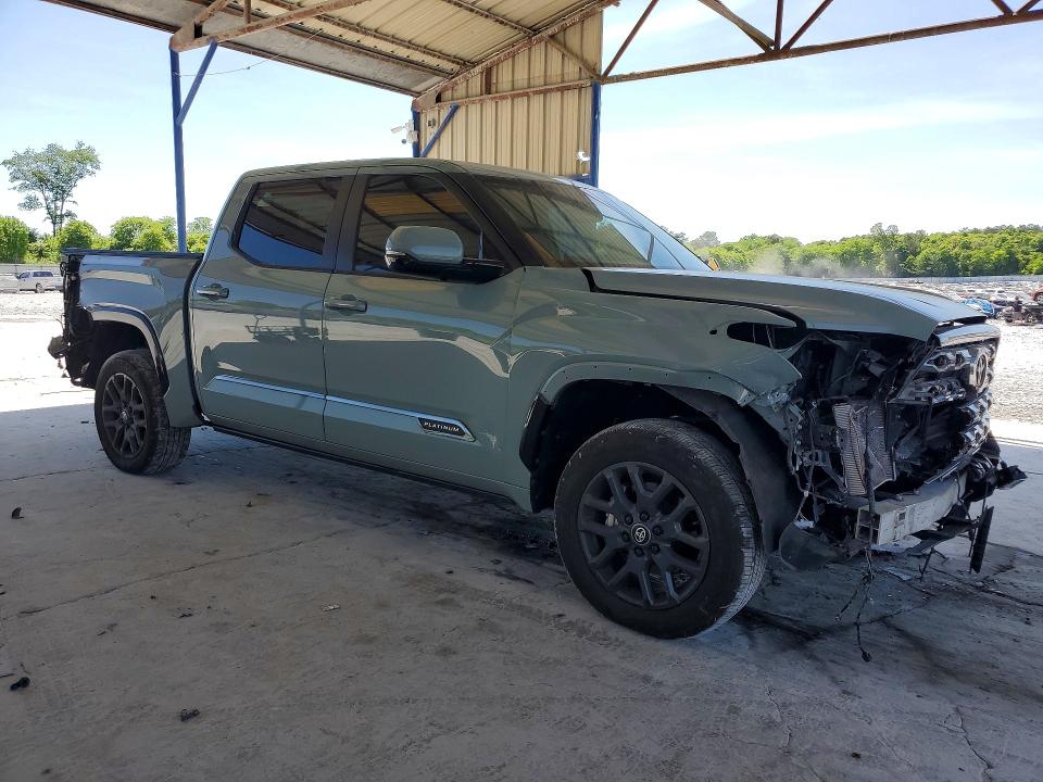 2025 Toyota Tundra VIN 5TFNA5DBXSX270343 COPART salvage auction — FRONT END, Ga - Cert Of Title-Salvage, sold $30,000 on 2026-07-09 (photo 4)