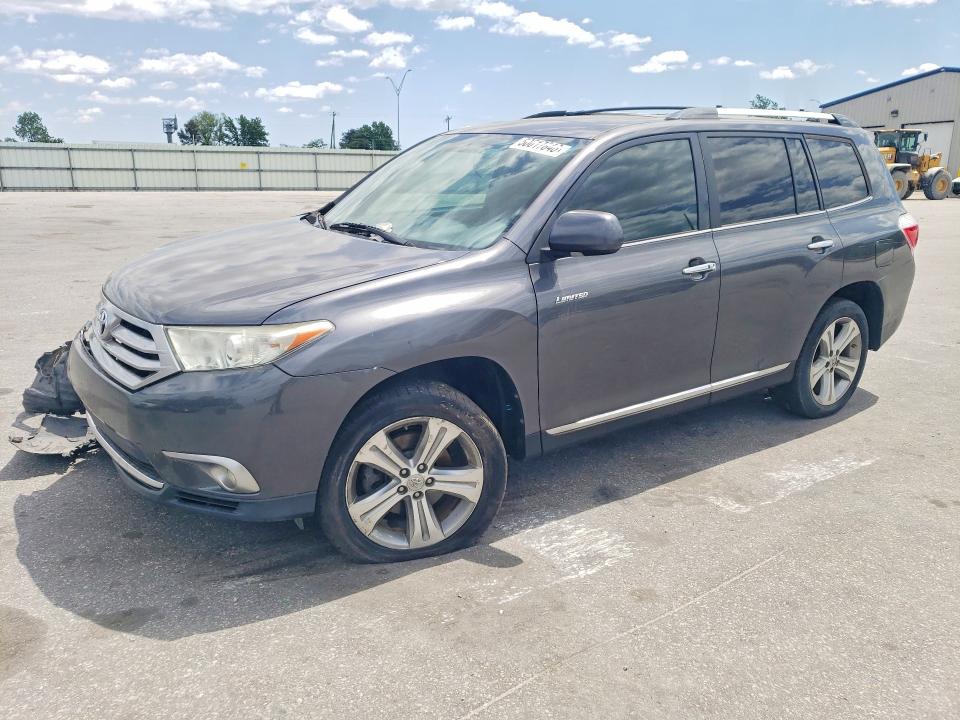 2011 Toyota Highlander VIN 5TDDK3EH0BS069038 COPART salvage auction — FRONT END, Nc - Salvage Certificate Of Title, sold $275 on 2026-07-21 (photo 1)