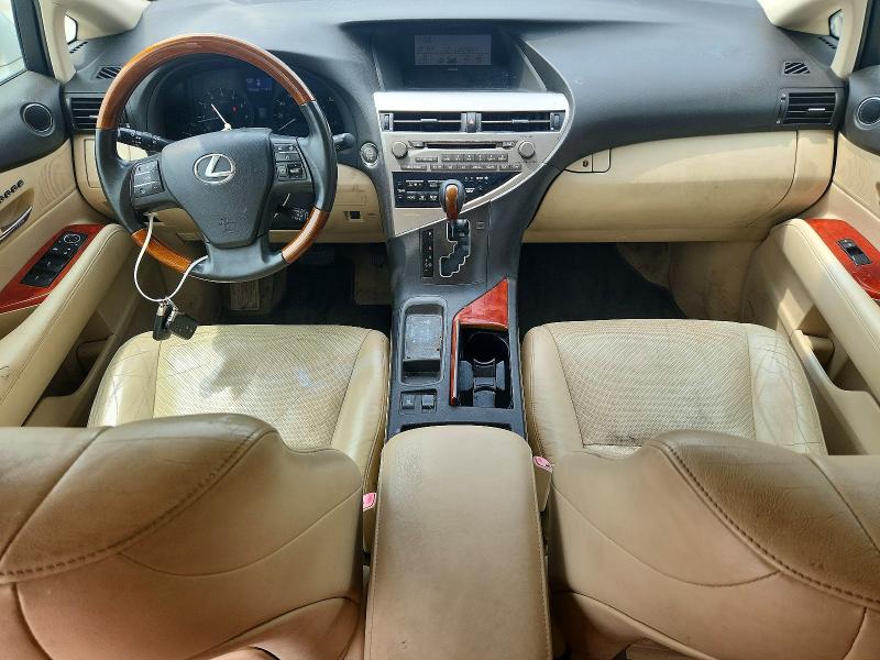 2010 Lexus Rx VIN JTJZK1BA6A2402962 COPART salvage auction — REAR END, In - Cert Of Title-Salvage Title, sold $3,050 on 2026-07-16 (photo 8)