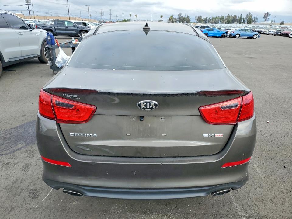2015 Kia VIN 5XXGN4A76FG352607 COPART salvage auction — FRONT END, Ca - Salvage Certificate, sold $1,200 on 2026-07-27 (photo 6)