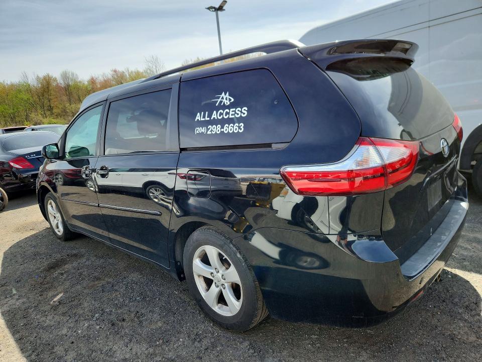2017 Toyota Sienna VIN 5TDKZ3DCXHS816680 COPART salvage auction — MINOR DENT/SCRATCHES, Ri - Certificate Of Title, sold $6,900 on 2026-07-31 (photo 2)