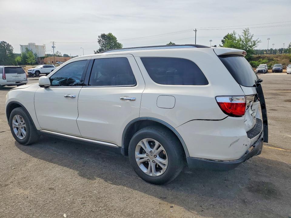 2012 Dodge Durango VIN 1C4RDHDG5CC118503 COPART salvage auction — REAR END, Sc - Cert Of Title-Salvage, sold $550 on 2026-07-03 (photo 2)