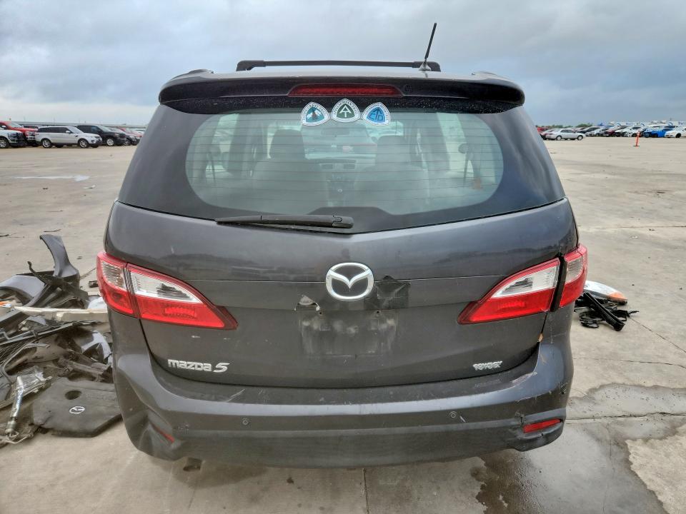 2013 Mazda 5 VIN JM1CW2CL4D0158960 COPART salvage auction — FRONT END, TX - SALVAGE VEHICLE TITLE (P), sold $175 on 2026-07-27 (photo 6)