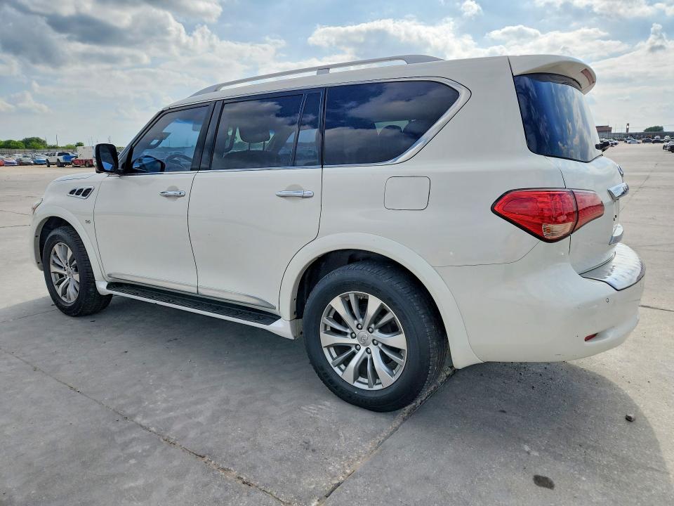 2016 Infiniti Qx80 VIN JN8AZ2ND2G9800116 COPART salvage auction — FRONT END, Tx - Certificate Of Title, sold $3,100 on 2026-07-07 (photo 2)