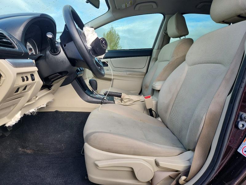 2013 Subaru Impreza VIN JF1GPAA68DH820584 COPART salvage auction — FRONT END, Or - Salvage Title Certificate, sold $350 on 2026-07-27 (photo 7)