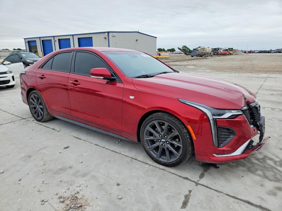 2022 Cadillac Ct4 VIN 1G6DC5RK3N0121674 COPART salvage auction — FRONT END, Tx - Certificate Of Title, sold $10,000 on 2026-07-24 (photo 4)