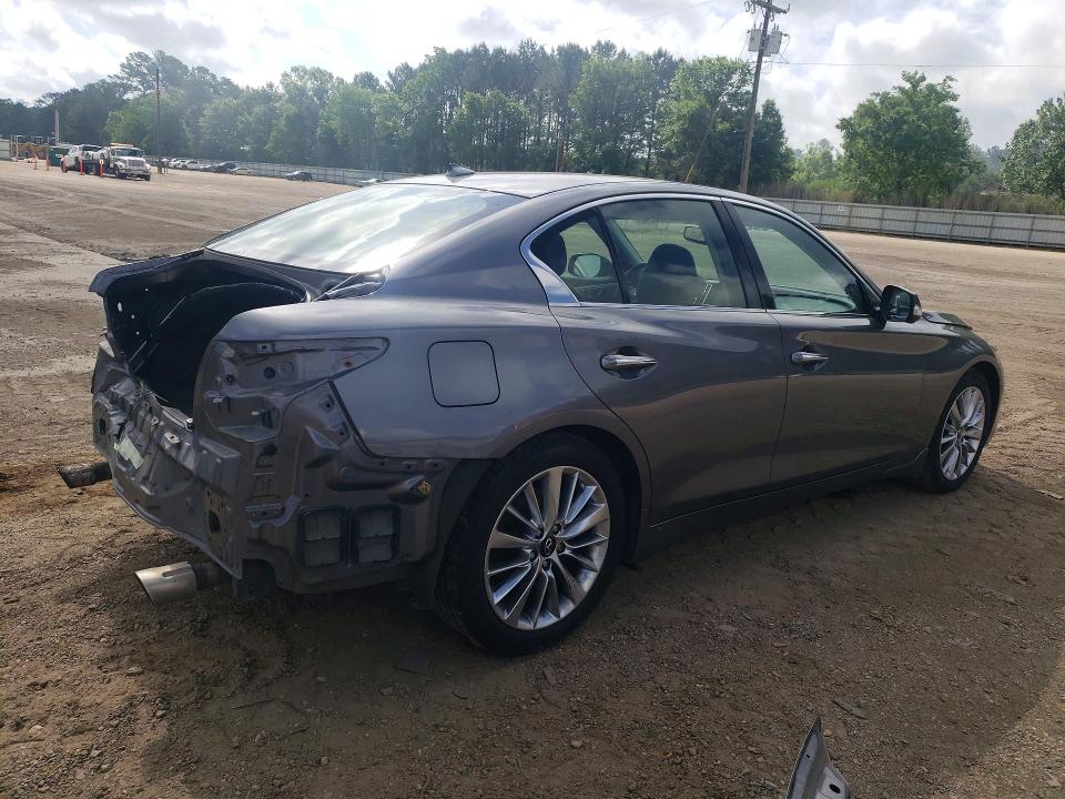 2021 Infiniti Q50 VIN JN1EV7BP7MM700920 COPART salvage auction — REAR END, Salvage Title, sold $4,700 on 2026-07-28 (photo 3)