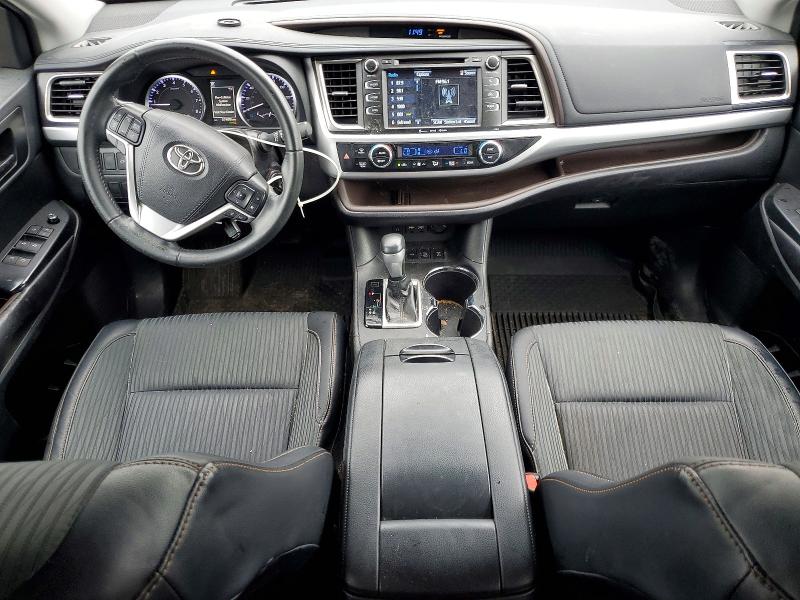 2019 Toyota Highlander VIN 5TDBZRFH1KS736090 COPART salvage auction — FRONT END, Md - Cert Of Salvage > 75% Damage, sold $4,800 on 2026-07-27 (photo 8)