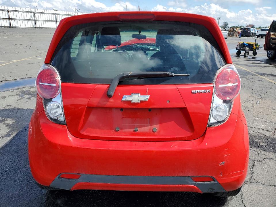 2015 Chevrolet Spark VIN KL8CD6S99FC727475 COPART salvage auction — FRONT END, Ca - Salvage Certificate, sold $70 on 2026-07-30 (photo 6)