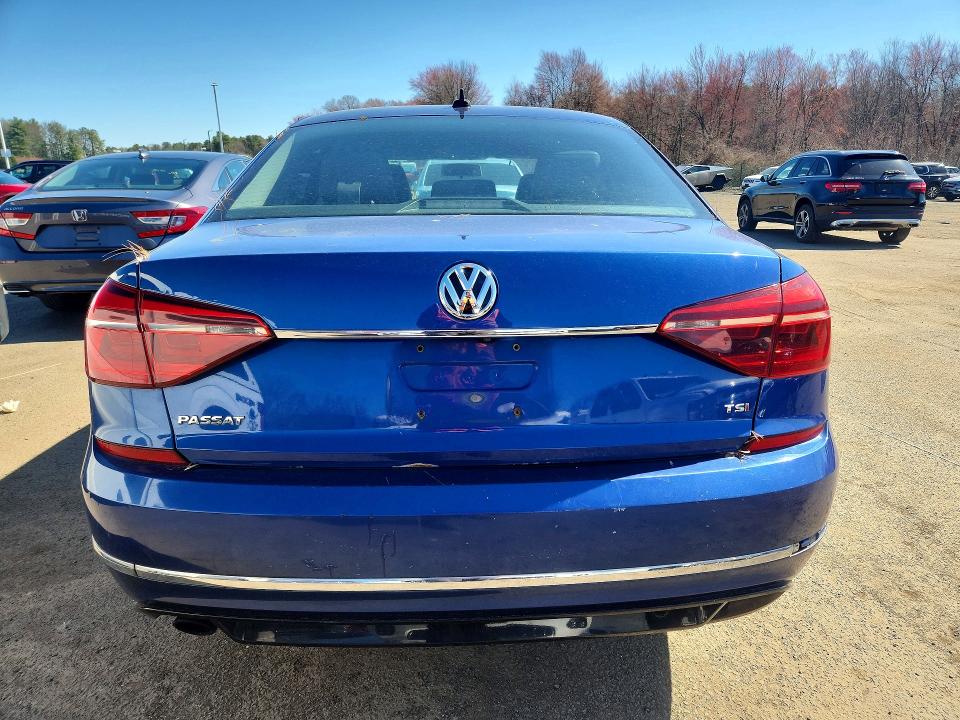 2017 Volkswagen Passat VIN 1VWDT7A37HC031165 COPART salvage auction — MINOR DENT/SCRATCHES, Wv - Certificate Of Title, sold $2,950 on 2026-07-21 (photo 6)