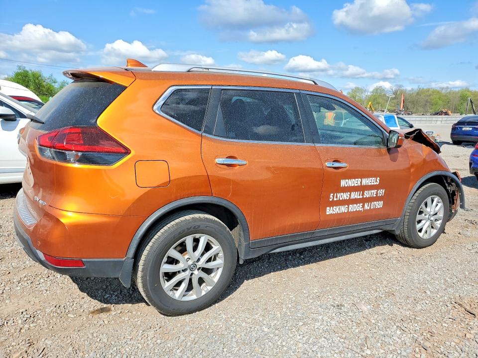 2019 Nissan Rogue VIN JN8AT2MV4KW379361 COPART salvage auction — FRONT END, Nj - Cert Of Title-Salvage, sold $1,900 on 2026-07-24 (photo 3)