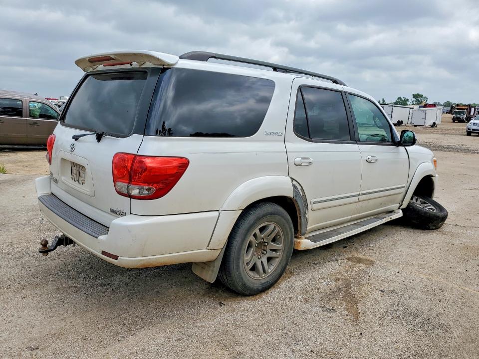 2007 Toyota Sequoia VIN 5TDZT38A67S292192 COPART salvage auction — FRONT END, TX - CERT OF TITLE-REBUILT SALVAGE, sold $1,500 on 2026-07-20 (photo 3)