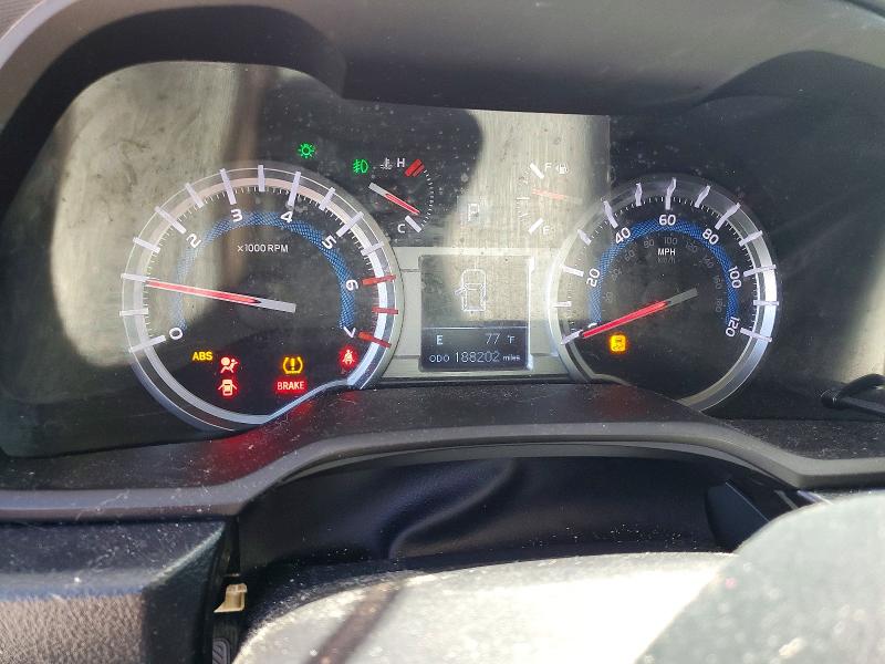 2016 Toyota 4runner VIN JTEBU5JR5G5328756 COPART salvage auction — FRONT END, Nc - Salvage Certificate Of Title, sold $17,300 on 2026-07-02 (photo 9)