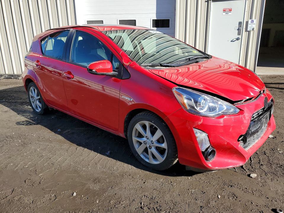 2016 Toyota Prius VIN JTDKDTB36G1118015 COPART salvage auction — FRONT END, Vt - Cert Of Title-Salvage Vehicle, sold $2,400 on 2026-07-06 (photo 4)