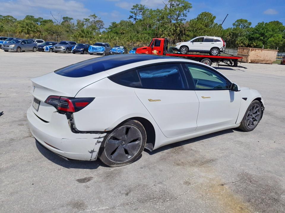 2021 Tesla Model 3 VIN 5YJ3E1EA9MF029719 COPART salvage auction — FRONT END, Fl - Certificate Of Destruction, sold $4,750 on 2026-07-15 (photo 3)