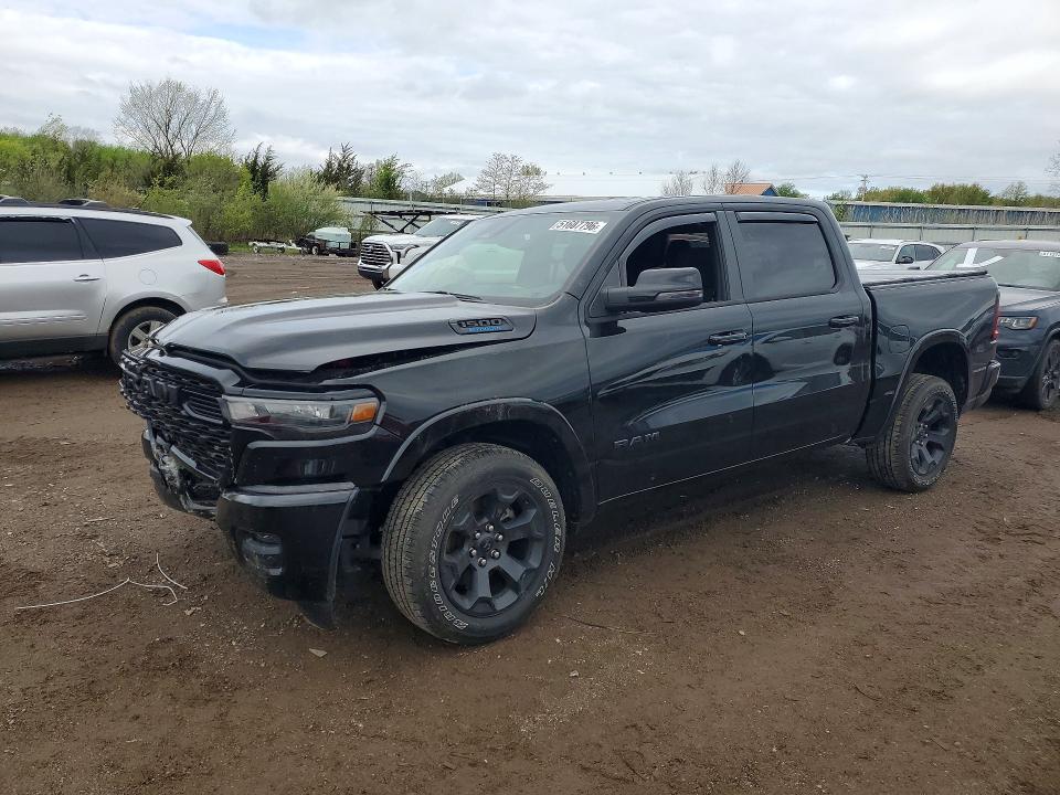 2025 Ram 1500 VIN 1C6RRFFG6SN575866 COPART salvage auction — FRONT END, Oh - Cert Of Title-Salvage, sold $16,500 on 2026-07-02 (photo 1)