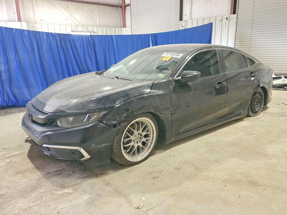 2019 Honda Civic VIN 2HGFC2F67KH581585 COPART salvage auction — FRONT END, Va - Certificate Of Title (P), sold $4,200 on 2026-07-02 (photo 1)