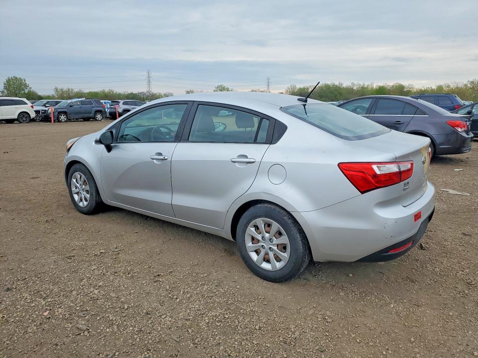 2014 Kia Rio VIN KNADM4A33E6416132 COPART salvage auction — FRONT END, Wy - Certificate Of Title, sold $750 on 2026-07-10 (photo 2)