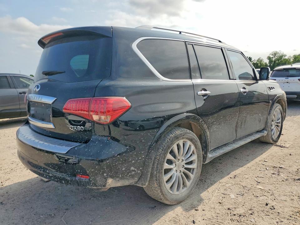 2017 Infiniti Qx80 VIN JN8AZ2NFXH9645284 COPART salvage auction — NORMAL WEAR, Tx - Certificate Of Title, sold $2,000 on 2026-07-29 (photo 3)