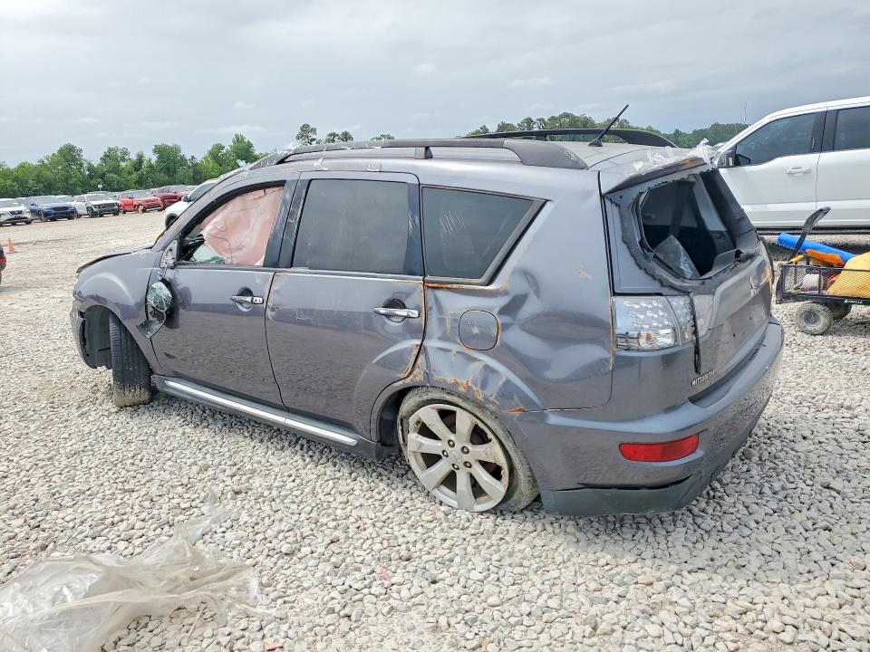 2010 Mitsubishi Outlander VIN JA4JT4AX3AZ002945 COPART salvage auction — ROLLOVER, Tx - Salvage Vehicle Title, sold $475 on 2026-07-07 (photo 2)