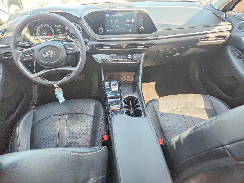 2021 Hyundai Sonata VIN 5NPEL4JA0MH097253 COPART salvage auction — REAR END, Id - Salvage Certificate Of Title, sold $2,150 on 2026-07-24 (photo 8)