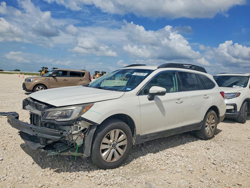 2018 Subaru Outback VIN 4S4BSAFC8J3279879 COPART salvage auction — FRONT END, Tx - Salvage Vehicle Title, sold $1,600 on 2026-07-09 (photo 1)