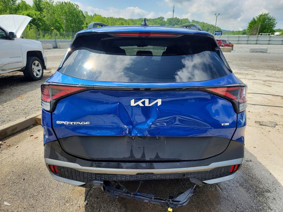 2023 Kia Sportage VIN 5XYK6CAF3PG032893 COPART salvage auction — SIDE, Ky - Cert Of Title-Salvage, sold $7,500 on 2026-07-09 (photo 6)