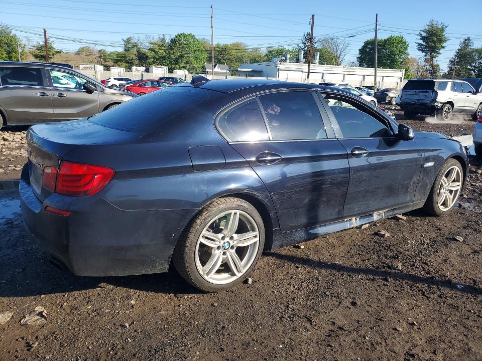 2013 BMW 5er VIN WBAFU9C56DDY70826 COPART salvage auction — SIDE, Salvage Title, sold $1,450 on 2026-07-13 (photo 3)
