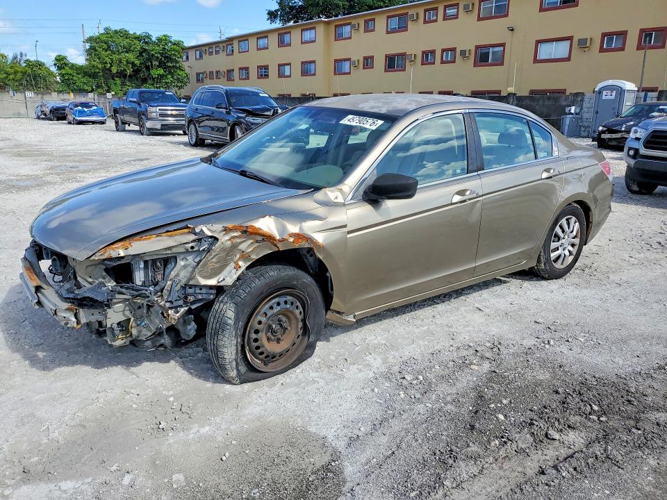 2008 Honda Accord VIN 1HGCP26308A124685 COPART salvage auction — FRONT END, FL - CERT OF TITLE SLVG REBUILDABLE, sold $400 on 2026-07-02 (photo 1)
