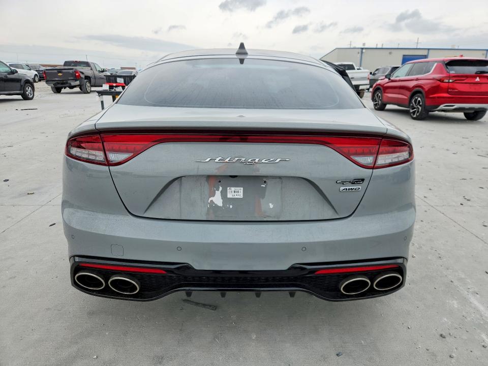 2022 Kia Stinger VIN KNAE35LD3N6113659 COPART salvage auction — SIDE, Tx - Certificate Of Title, sold $250 on 2026-07-21 (photo 6)