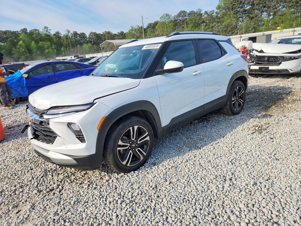 2024 Chevrolet Trailblazer VIN KL79MPSL8RB154465 COPART salvage auction — FRONT END, Ga - Cert Of Title-Salvage, sold $4,100 on 2026-07-14 (photo 1)