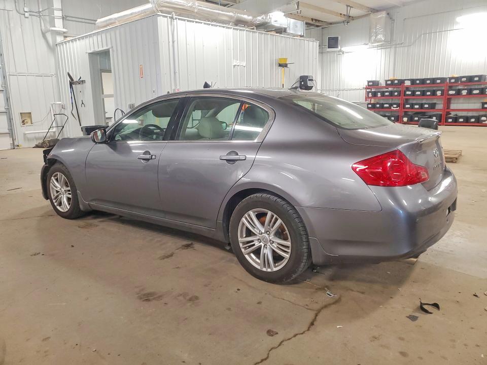 2011 Infiniti G37 VIN JN1CV6AR8BM410137 COPART salvage auction — FRONT END, Mn - Cert Of Title-Salvage, sold $1,600 on 2026-07-09 (photo 2)