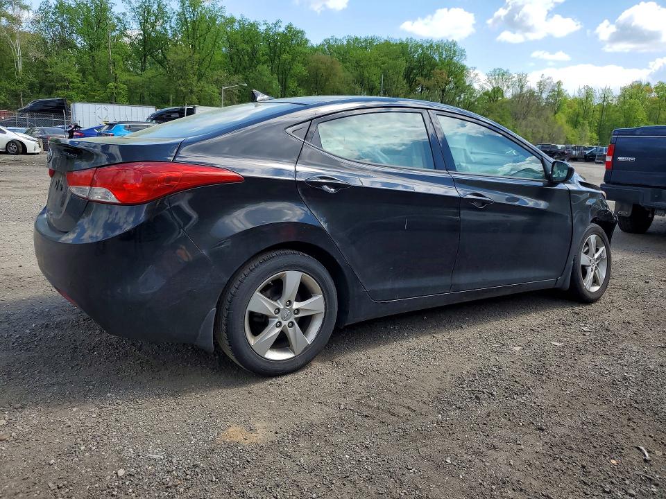 2013 Hyundai VIN KMHDH4AE3DU753432 COPART salvage auction — FRONT END, Md - Cert Of Salvage > 75% Damage, sold $550 on 2026-07-28 (photo 3)