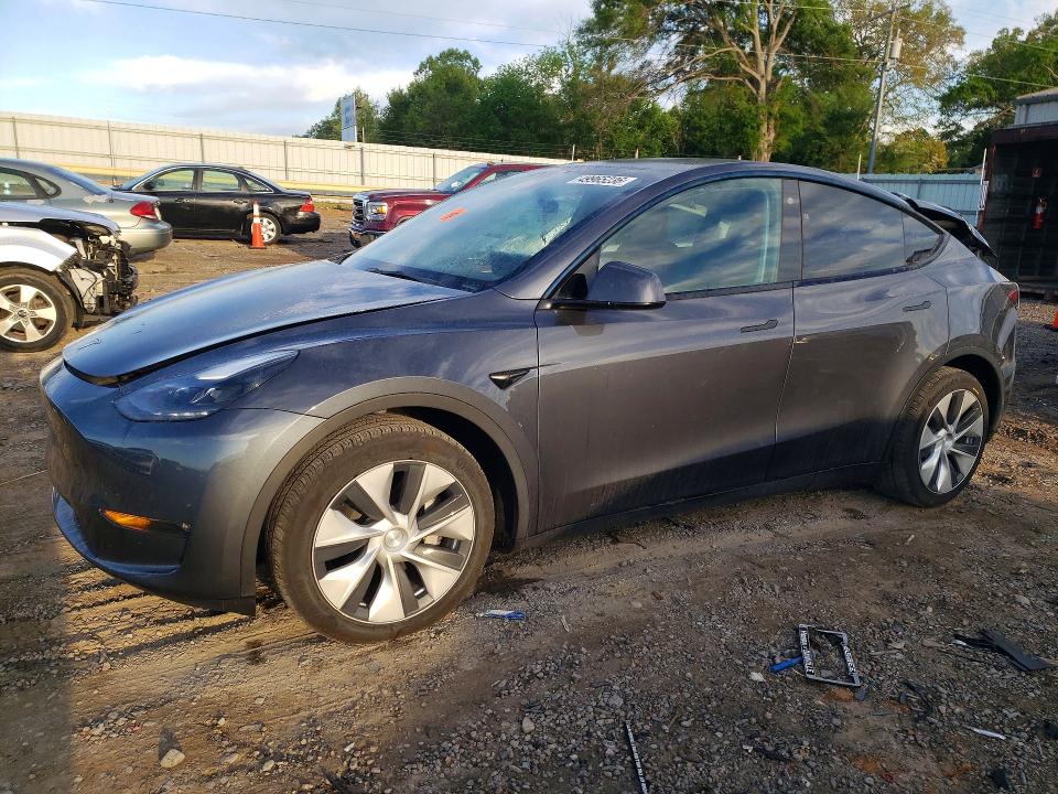 2023 Tesla Model y VIN 7SAYGAEE5PF606224 COPART salvage auction — REAR END, Va - Cert Of Title - Salvage, sold $12,800 on 2026-07-10 (photo 1)